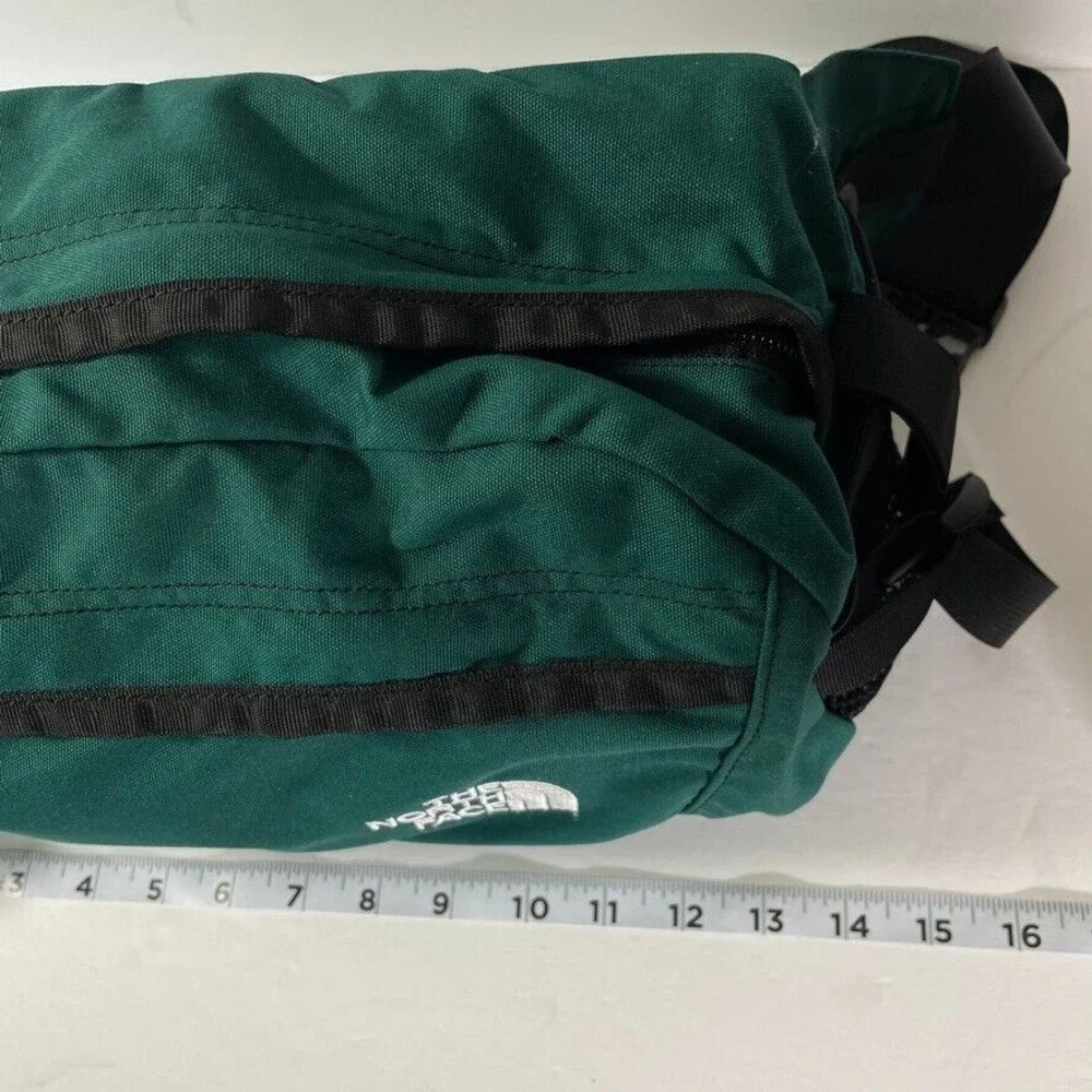 The North Face Green Lumbar Mountain Vintage Fanny Pack Adjustable Waist Bag - Picture 6 of 13